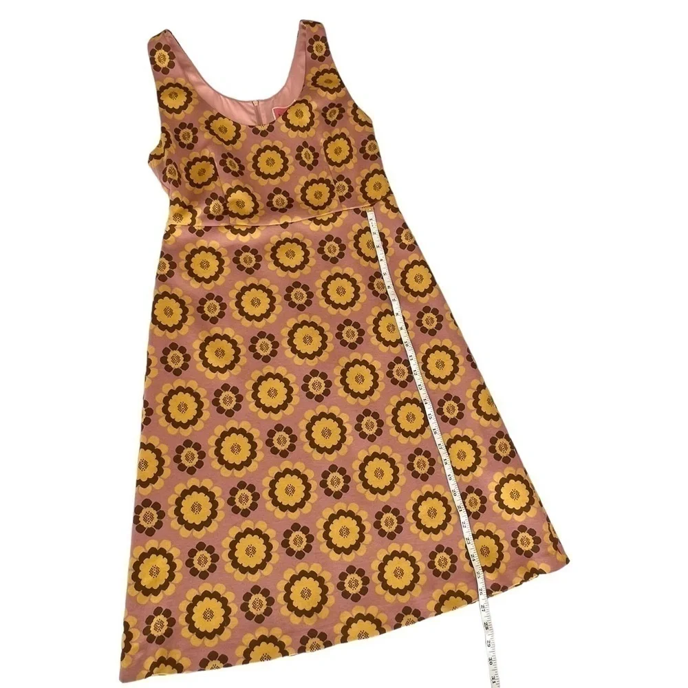KATE SPADE Geo Floral Jacquard Midi Dress Size 10